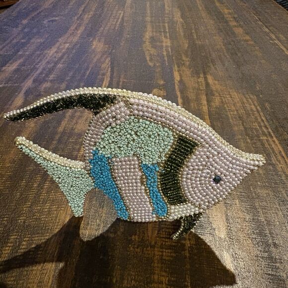 Cracker Barrel Beaded Tropical Fish - Picture 2 of 5